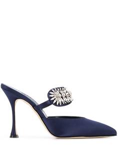 Manolo Blahnik туфли Skyro J 115 с кристаллами