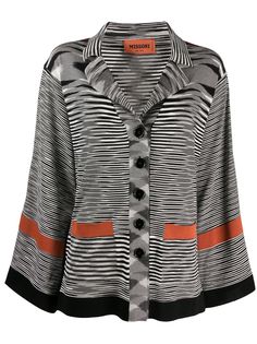 Missoni пальто-кардиган вязки интарсия с бантом