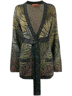 Missoni кардиган с пайетками и V-образным вырезом