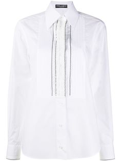 Dolce & Gabbana рубашка с манишкой