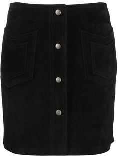 Saint Laurent юбка на пуговицах