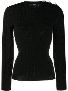 Balmain трикотажный топ