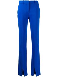 Victoria Beckham брюки Tuxedo с разрезами спереди