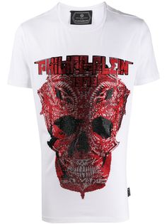 Philipp Plein футболка с принтом Skull