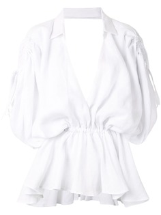 Leal Daccarett поплиновый топ Getsemani со сборками