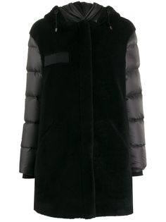 Mr & Mrs Italy пальто из искусственного меха с капюшоном