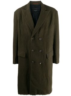 Ziggy Chen двубортное пальто средней длины