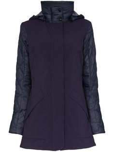 Canada Goose пуховик Berkely с контрастным капюшоном
