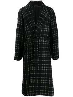 Ann Demeulemeester пальто в клетку