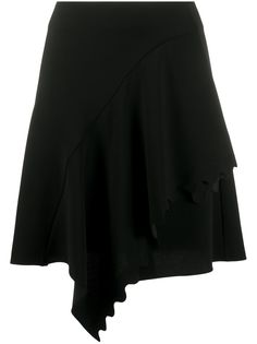 Chloé юбка с фестонами и драпировкой