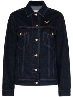 Valentino джинсовая куртка-рубашка