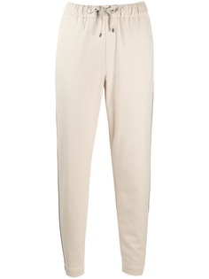 Brunello Cucinelli джоггеры с бисером