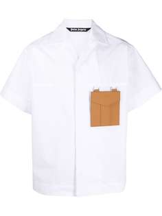 Palm Angels рубашка с декоративным карманом
