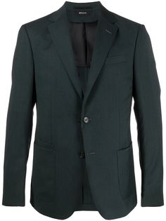 Z Zegna однобортный пиджак