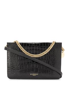 Givenchy сумка через плечо Cross3 с тиснением под кожу крокодила