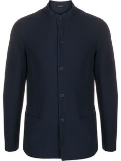 Giorgio Armani пиджак на пуговицах с воротником-стойкой