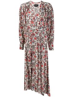 Isabel Marant длинное платье с цветочным принтом