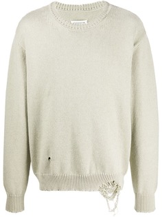 Maison Margiela джемпер Destroyed