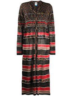 M Missoni кардиган с контрастным узором и блестками