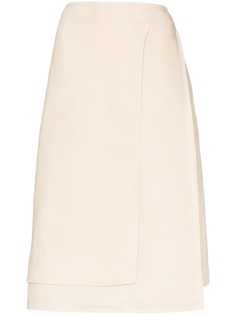 Jil Sander юбка Maeve с запахом
