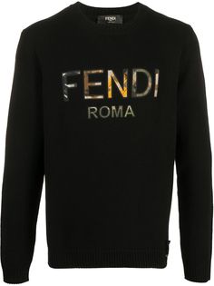 Fendi джемпер с логотипом