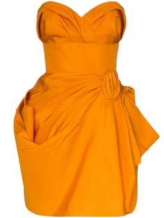 Carolina Herrera платье мини со сборками