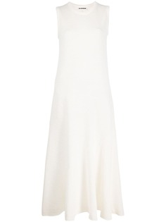 Jil Sander трикотажное расклешенное платье