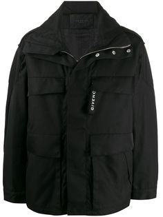 Givenchy непромокаемая куртка с капюшоном