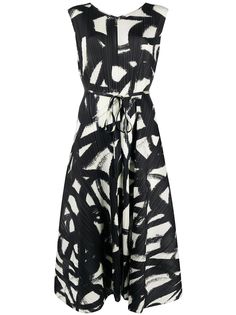 Pleats Please Issey Miyake плиссированное платье с графичным принтом