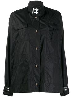 Off-White легкая куртка оверсайз с логотипом
