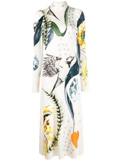 Temperley London платье миди с принтом