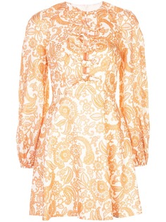 Zimmermann короткое платье Peggy