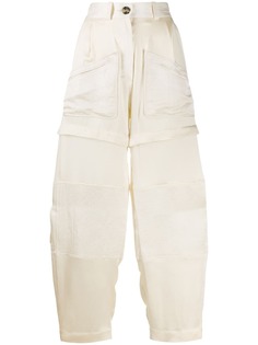 LANVIN брюки широкого кроя