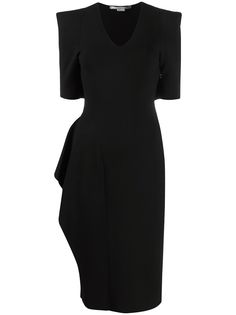 Stella McCartney платье миди с объемными плечами