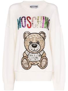 Moschino декорированная толстовка Teddy