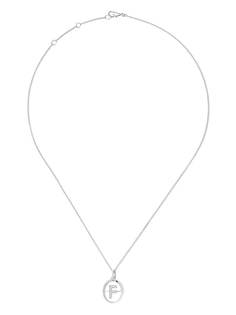 Annoushka золотое колье с подвеской F и бриллиантами