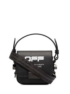 Off-White мини-сумка с логотипом