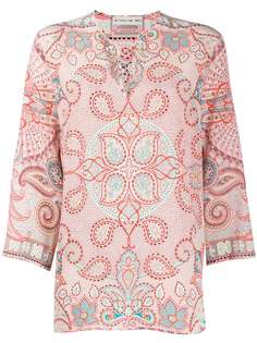 Etro блузка с цветочным принтом