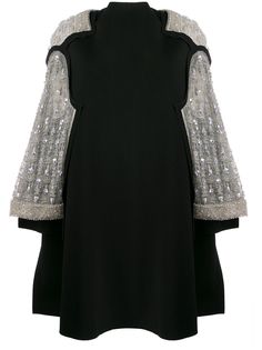 Maison Margiela декорированное платье со вставками