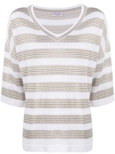 Brunello Cucinelli трикотажный топ в полоску