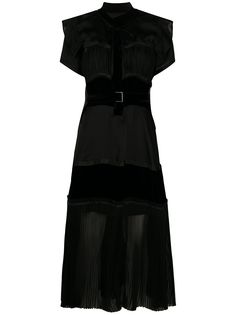 Sacai платье с поясом