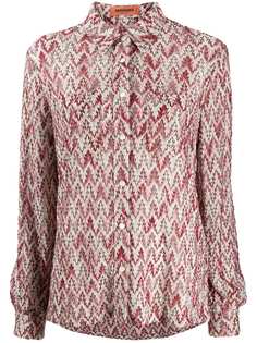 Missoni трикотажная рубашка с узором
