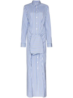 Jil Sander платье-рубашка макси с поясом