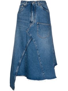 Loewe джинсовая юбка миди