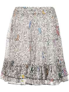 M Missoni расклешенная юбка с абстрактным принтом