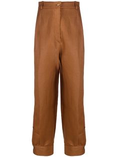 Emilio Pucci брюки с завышенной талией и складками