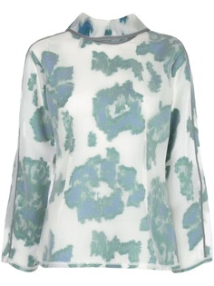 3.1 Phillip Lim Abstract Daisy-print top