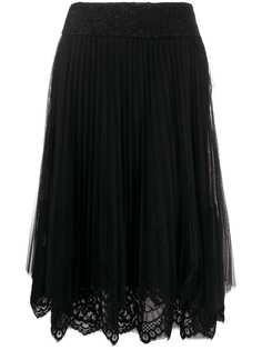 Ermanno Scervino юбка с кружевной отделкой
