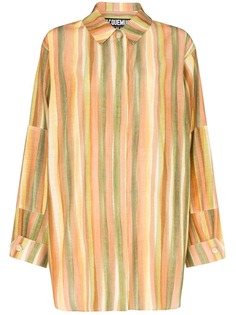 Jacquemus рубашка оверсайз La Chemise в полоску