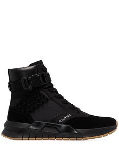 Balmain кроссовки B Trooper с заклепками-шипами